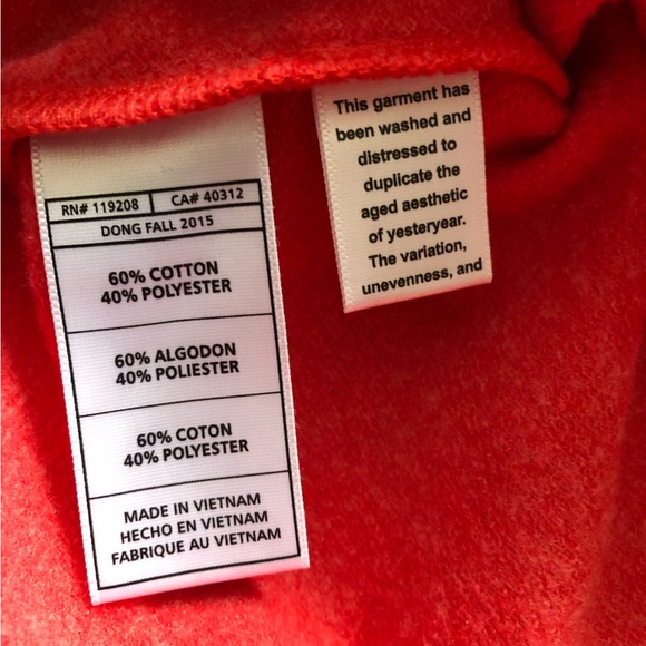 NWT Mitchell & Ness Chicago Bulls Scoop Neck Long Sleeve Shirt in Red Size L - Picture 10 of 10